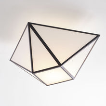 Load image into Gallery viewer, Lorino LED Semi Flush Ceiling Light in Detail.
