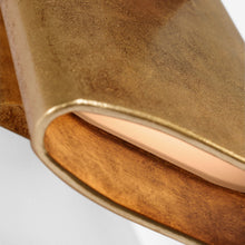 Load image into Gallery viewer, Lotura Intersecting LED Wall Light in Detail.
