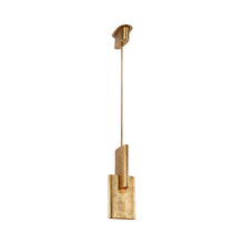 Load image into Gallery viewer, Lotura LED Pendant Light in Museum Gild.
