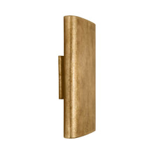 Load image into Gallery viewer, Lotura LED Pocket Wall Light in Museum Gild.
