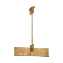 Load image into Gallery viewer, Lotura Linear LED Pendant Light in Museum Gild (36-Inch).
