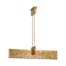Load image into Gallery viewer, Lotura Linear LED Pendant Light in Museum Gild (48-Inch).
