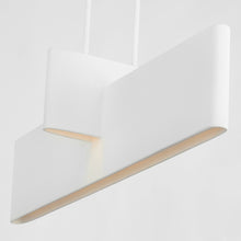 Load image into Gallery viewer, Lotura Linear LED Pendant Light in Detail.
