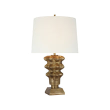 Load image into Gallery viewer, Luxor Table Lamp in Museum Brass (Medium).
