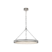 Load image into Gallery viewer, Matthew LED Chandelier in Polished Nickel (30-Inch).
