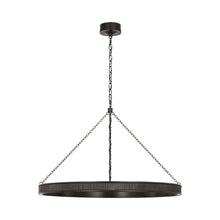 Load image into Gallery viewer, Menil LED Ring Chandelier in Bronze.

