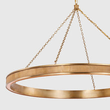 Load image into Gallery viewer, Menil LED Ring Chandelier in Detail.
