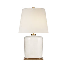 Load image into Gallery viewer, Mimi Table Lamp in Tea Stain Crackle.
