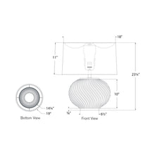 Load image into Gallery viewer, Mirelle Table Lamp - line drawing.
