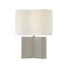 Load image into Gallery viewer, Mishca Table Lamp in Shellish Gray (Medium).

