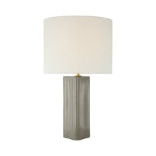 Load image into Gallery viewer, Mishca Table Lamp in Shellish Gray (Large).
