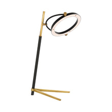 Load image into Gallery viewer, Mistral LED Table Lamp in Hand-Rubbed Antique Brass.
