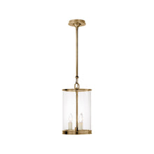 Load image into Gallery viewer, Modern Pendant Light in Natural Brass (Small).
