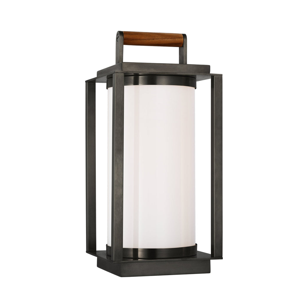 Northport LED Table Lamp in Bronze/Teak.