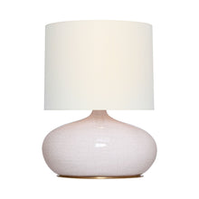 Load image into Gallery viewer, Olinda Table Lamp in Crackled Ivory (Large).
