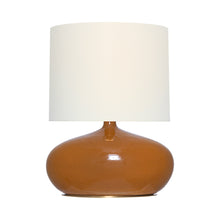 Load image into Gallery viewer, Olinda Table Lamp in Crackled Sienna (Large).
