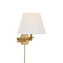 Load image into Gallery viewer, Olivier Swing Arm Wall Light in Detail.
