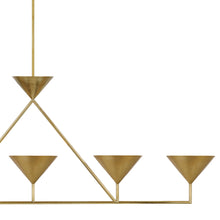 Load image into Gallery viewer, Orsay Linear Chandelier in Detail.
