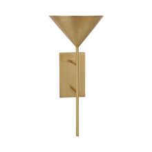Load image into Gallery viewer, Orsay Uplight Wall Light in Hand-Rubbed Antique Brass.

