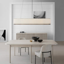 Load image into Gallery viewer, Palati Linear Chandelier in dining room.
