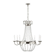 Load image into Gallery viewer, Paris Flea Market Chandelier in Polished Nickel/(Large).
