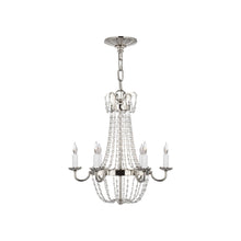 Load image into Gallery viewer, Paris Flea Market Chandelier in Polished Nickel/(Petite).

