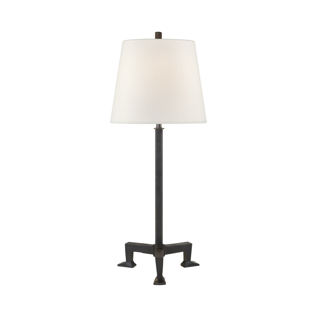 Parish Table Lamp in Aged Iron.