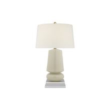 Load image into Gallery viewer, Parisienne Table Lamp in Coconut Porcelain (Small).
