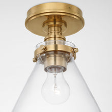 Load image into Gallery viewer, Parkington Conical Flush Mount Ceiling Light in Detail.
