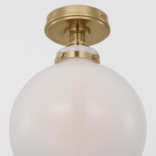 Load image into Gallery viewer, Parkington Globe Flush Mount Ceiling Light in Detail.
