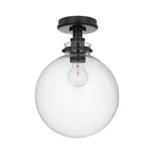 Load image into Gallery viewer, Parkington Globe Flush Mount Ceiling Light in Detail.
