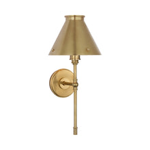 Load image into Gallery viewer, Parkington Tail Wall Light in Antique-Burnished Brass (Antique-Burnished Brass).

