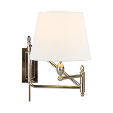 Load image into Gallery viewer, Paulo Wall Light in Polished Nickel.
