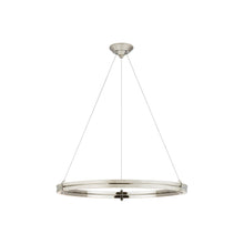 Load image into Gallery viewer, Paxton LED Chandelier in Polished Nickel (32-Inch).
