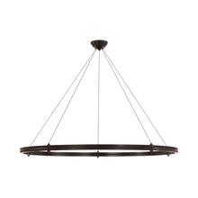 Load image into Gallery viewer, Paxton LED Chandelier in Bronze (60-Inch).
