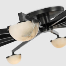 Load image into Gallery viewer, Pedra LED Flush Mount Ceiling Light in Detail.
