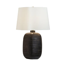 Load image into Gallery viewer, Pemba Table Lamp in Chimney Black (Large).

