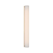 Load image into Gallery viewer, Penhold LED Bath Wall Light in Soft Brass (30-Inch).
