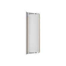 Load image into Gallery viewer, Penumbra LED Wall Light in Polished Nickel/White (15-Inch).
