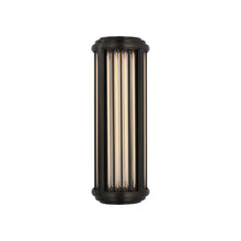 Load image into Gallery viewer, Perren Outdoor LED Wall Light in Bronze/Glass Rods (Small).
