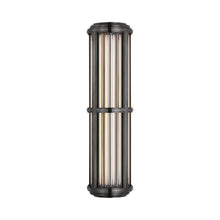 Load image into Gallery viewer, Perren Outdoor LED Wall Light in Bronze/Glass Rods (Medium).
