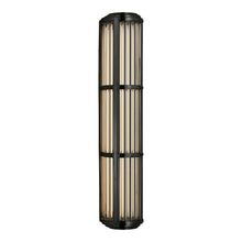 Load image into Gallery viewer, Perren Outdoor LED Wall Light in Bronze/Glass Rods (Large).
