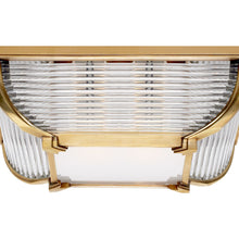Load image into Gallery viewer, Perry Square Flush Mount Ceiling Light in Detail.
