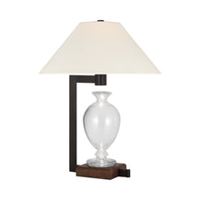 Load image into Gallery viewer, Phial LED Table Lamp in Clear Glass.
