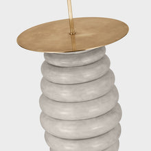 Load image into Gallery viewer, Phoebe Tray Floor Lamp in Detail.
