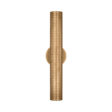 Load image into Gallery viewer, Precision LED Bullet Wall Light in Antique-Burnished Brass.
