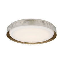 Load image into Gallery viewer, Precision LED Flush Mount Ceiling Light in Polished Nickel/White Glass(18" Round).
