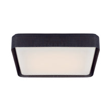Load image into Gallery viewer, Precision LED Flush Mount Ceiling Light in Bronze/White Glass(20" Square).
