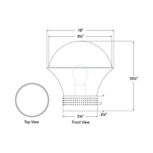 Load image into Gallery viewer, Precision Table Lamp - line drawing.
