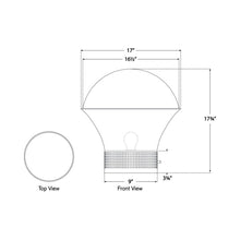 Load image into Gallery viewer, Precision Table Lamp - line drawing.
